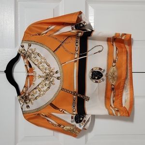 Akira Printed Crop Top - S